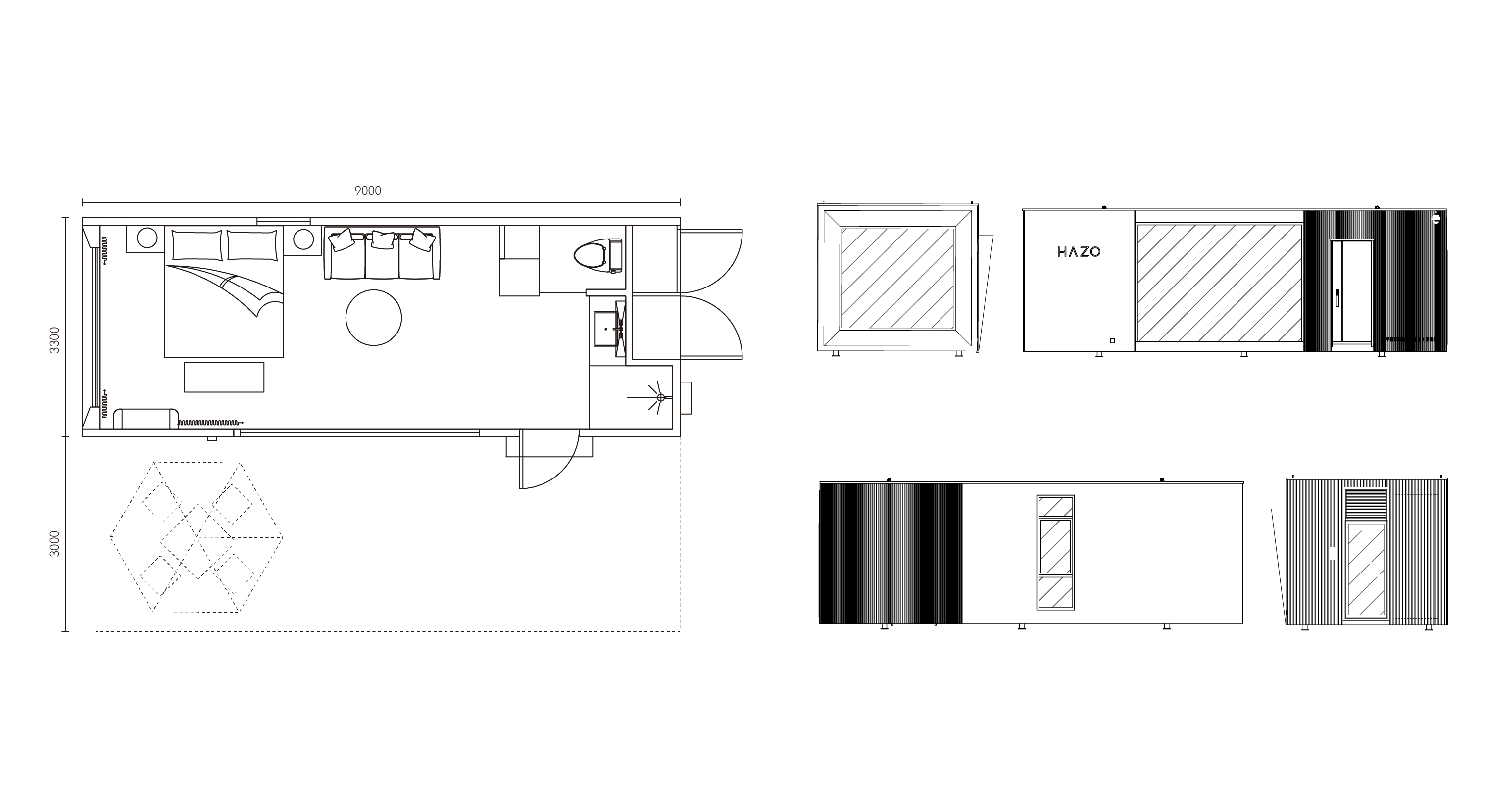 Floor plan of VISION AGILIS Homes RIDGE-320